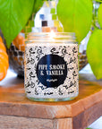 Pipe Smoke and Vanilla Candle