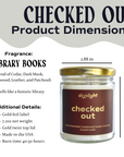 Checked Out Candle - Library Books Scent 7.2oz